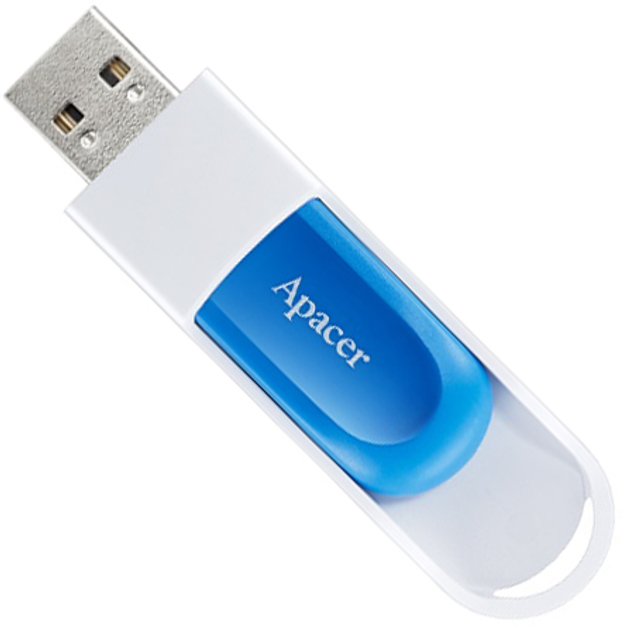 Apacer Ah A Gb Usb White Blue Ap Gah Aw