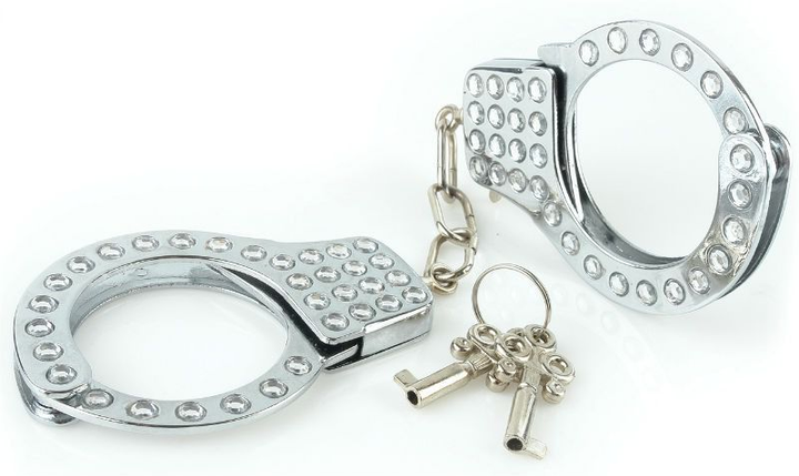 Наручники металлические Pipedream Designer Cuffs, серебристые PD3801-26 - PipeDream - Наручники - Купить