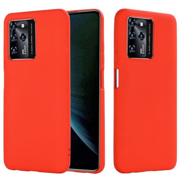 Захисний чохол Deexe Silicone Case для ZTE Blade V30 Red фото