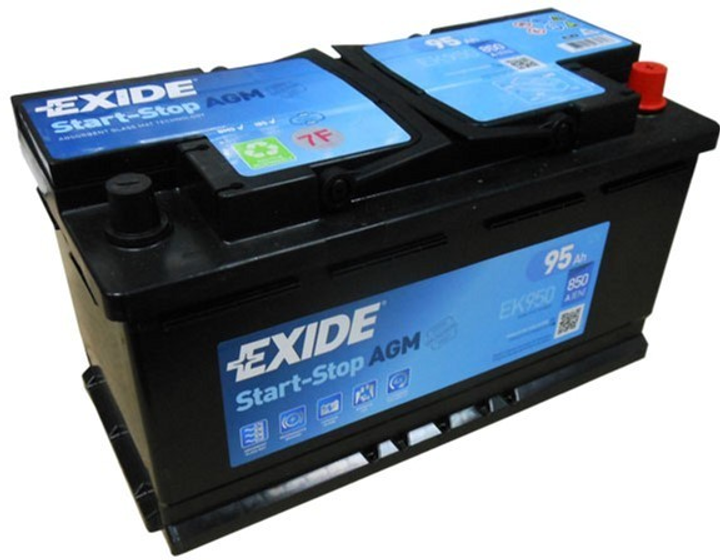 Автомобильный аккумулятор Exide 95 Ah 12V Euro 0 AGM фото отзывы