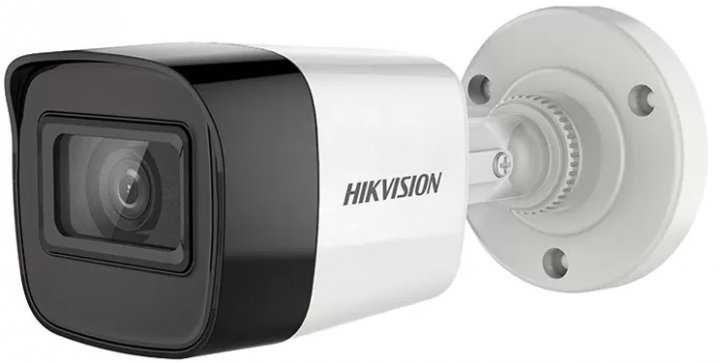 Уличная HD камера с микрофоном Hikvision DS 2CE16H0T ITFS 5Мп фото