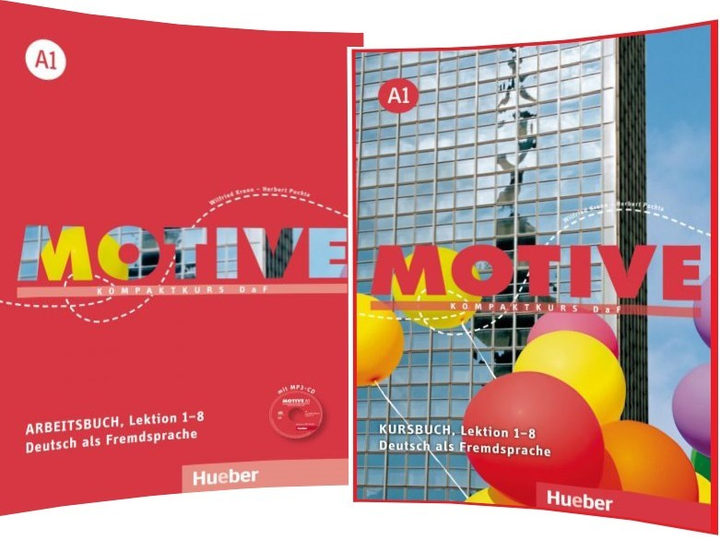 Motive Kursbuch Arbeitsbuch A1 Lektion 1 8 Hueber Комплект книг по