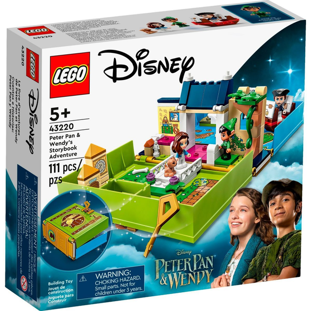 Конструктор LEGO Disney Classic Книга пригод Пітера Пена та Венді