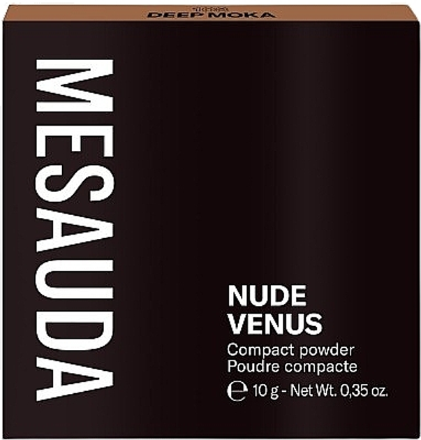 Компактная пудра для лица Mesauda Milano Nude Venus 107 Warm Sienna