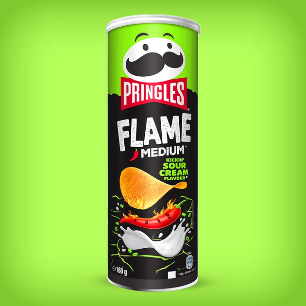 Pringles Flame Medium Kickin Sour Cream Flavour G