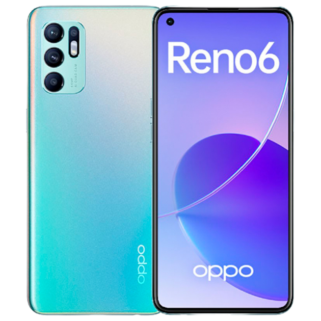 Мобильный телефон OPPO Reno 6 5G 8 128GB Aurora Global фото отзывы