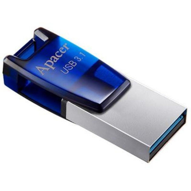 Flash Apacer Usb Ah Microusb Otg Gb Blue