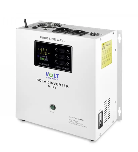 Гібридний ДБЖ Інвертор Volt Polska SINUS PRO 1500 S 12 230V 1050 1500W