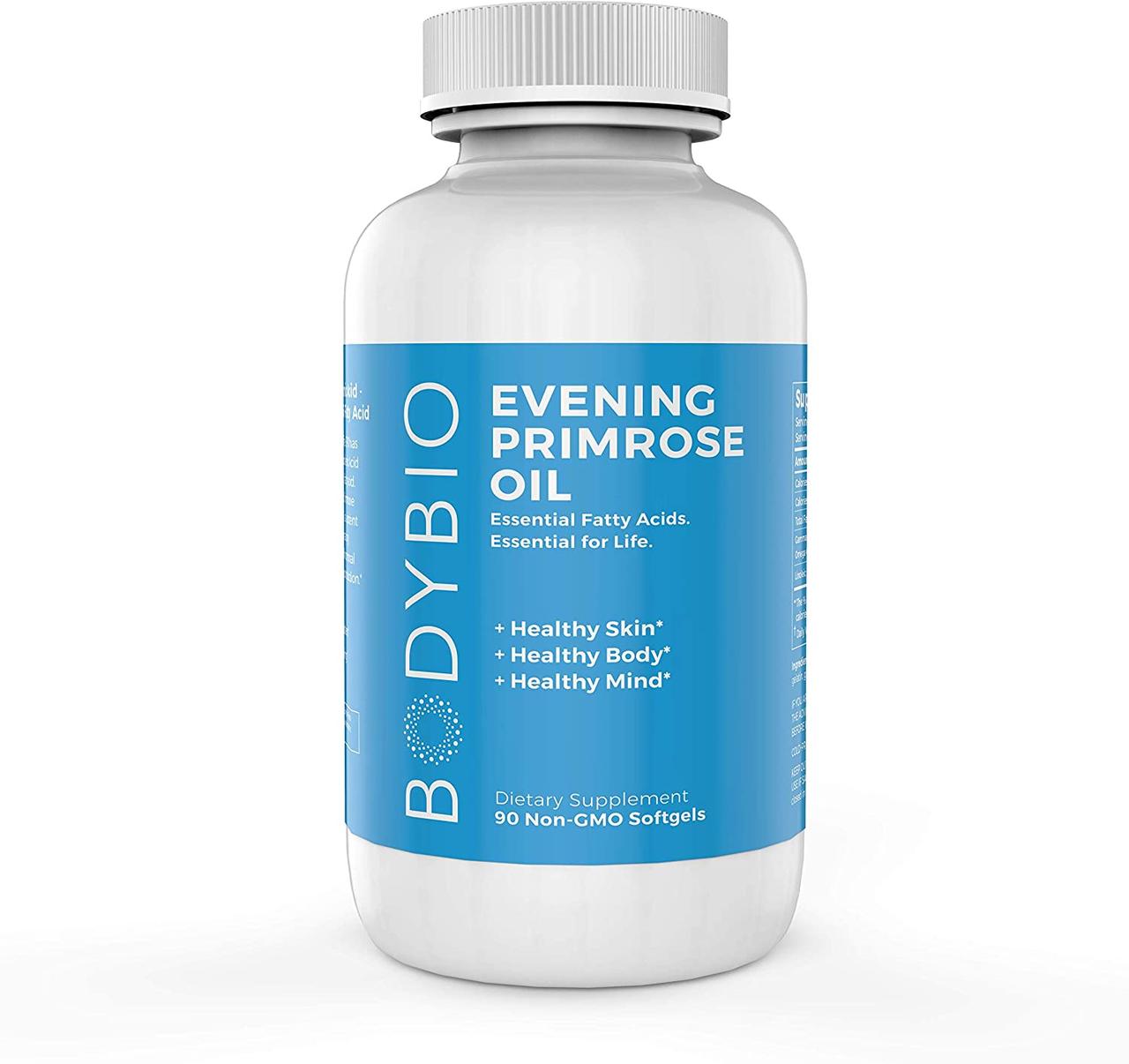 Масло примулы вечерней BodyBio Evening Primrose Oil 90 гелей 
Масло примулы вечерней BodyBio Evening Primrose Oil 90 гелей