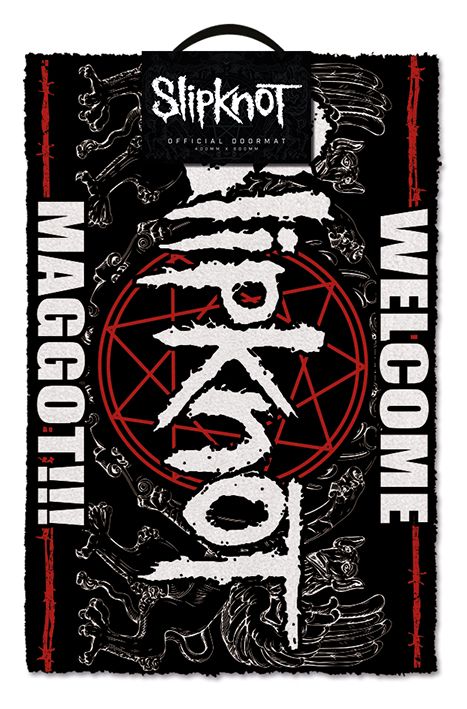 Напольный коврик Pyramid International Slipknot - Welcome Maggot Doormat 600 х 400 мм
Напольный коврик Pyramid International Slipknot - Welcome Maggot Doormat 600 х 400 мм