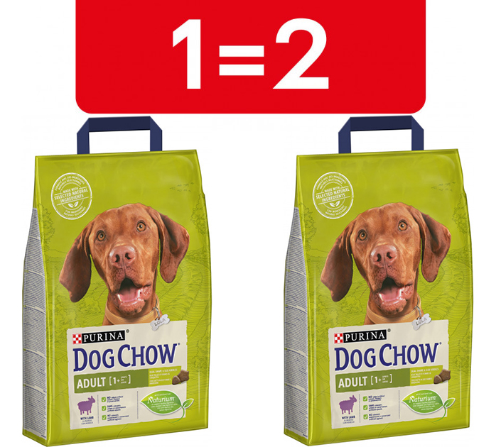 Благотворительный набор сухого корма для собак Purina Dog Chow 2.5 кг + 2.5 кг
Благотворительный набор сухого корма для собак Purina Dog Chow 2.5 кг + 2.5 кг