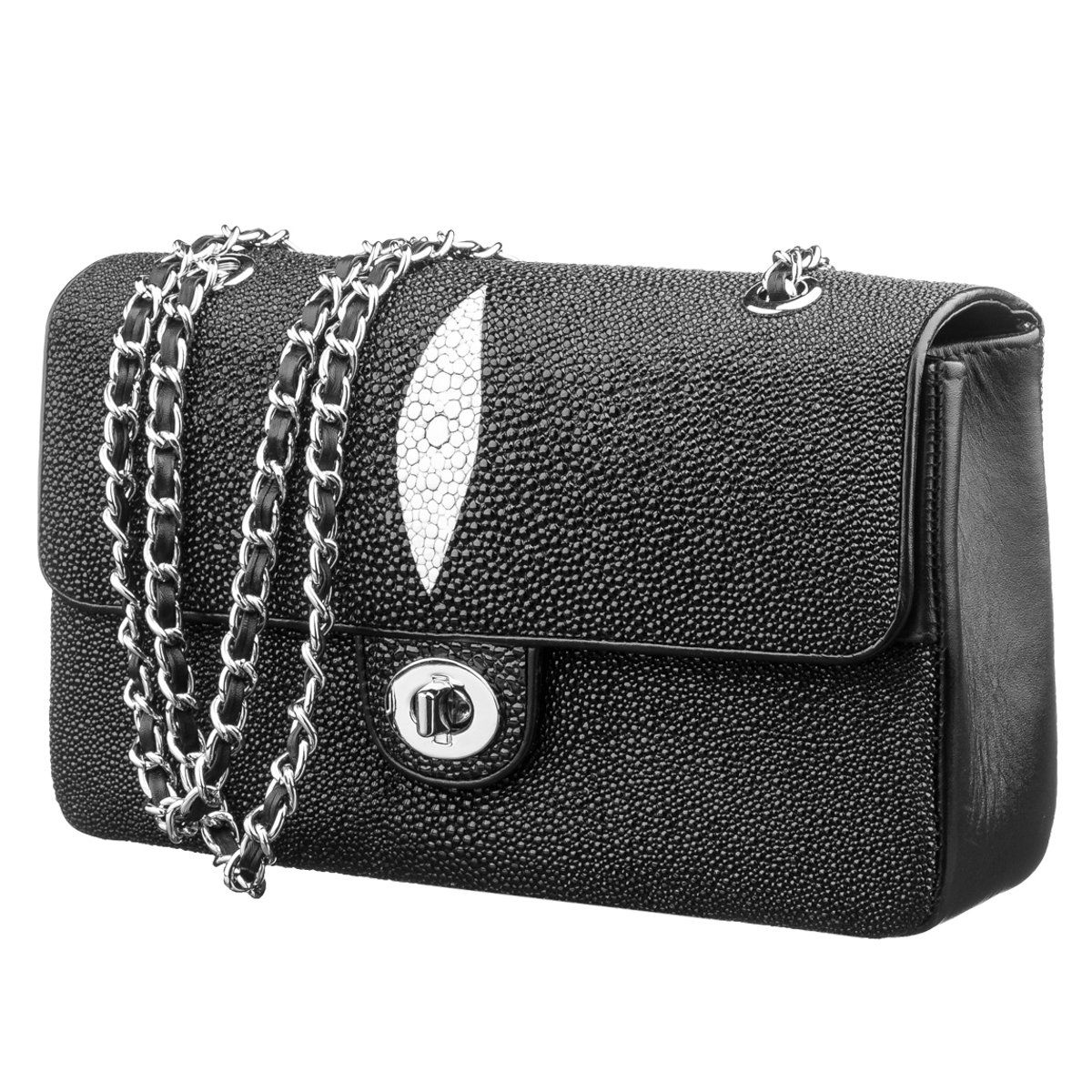 Сумка женская STINGRAY LEATHER 18501 из натуральной кожи морского ската STINGRAY LEATHER средние Черный
Сумка женская STINGRAY LEATHER 18501 из натуральной кожи морского ската STINGRAY LEATHER средние Черный