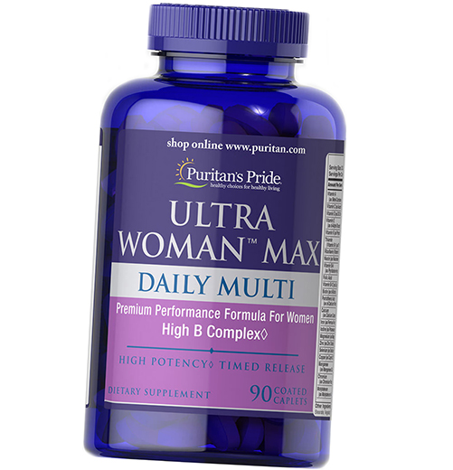 Женские Витамины, Ultra Woman Max Daily Multivitamin, Puritan's Pride 90каплет (36367138)
Женские Витамины, Ultra Woman Max Daily Multivitamin, Puritan's Pride 90каплет (36367138)