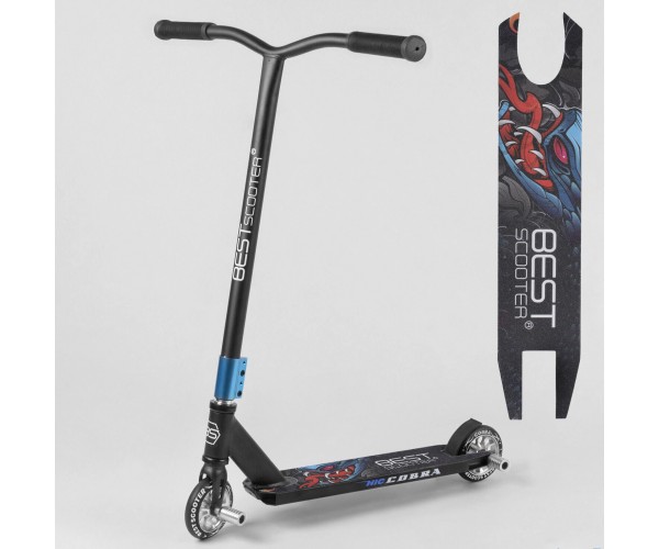 Трюковый самокат Best Scooter Cobra 57546, с Пегами, HIC-система, колёса PU, 110мм, Синий
Трюковый самокат Best Scooter Cobra 57546, с Пегами, HIC-система, колёса PU, 110мм, Синий