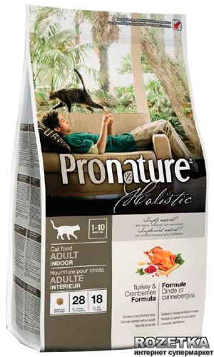 Сухой корм для взрослых котов Pronature Holistic Adult со вкусом индейки и клюквы 2.72 кг (65672554039)
Сухой корм для взрослых котов Pronature Holistic Adult со вкусом индейки и клюквы 2.72 кг (65672554039)