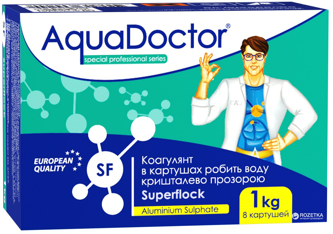 Средство коагулирующее в картушах длительного действия AquaDoctor SuperFlock 1 кг (2499)
Средство коагулирующее в картушах длительного действия AquaDoctor SuperFlock 1 кг (2499)