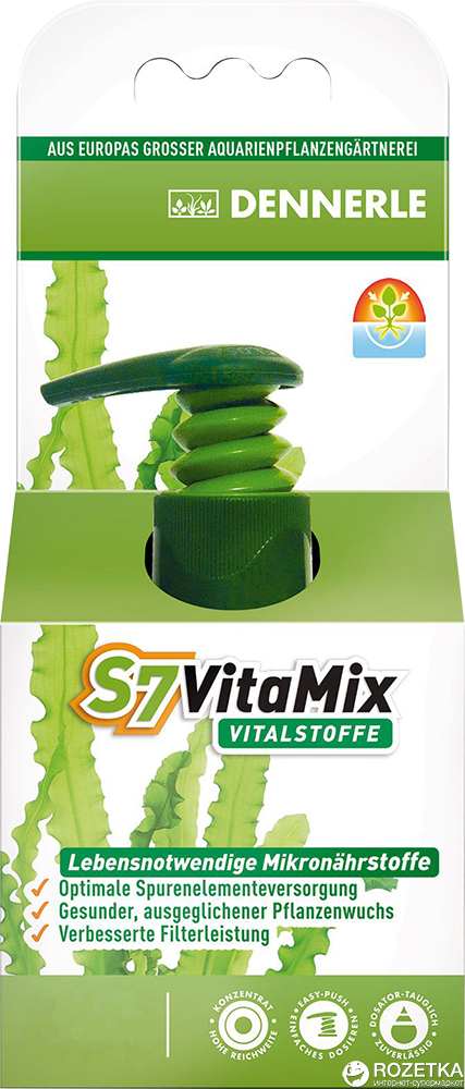 Комплексное мультивитаминов и микроэлементов для аквариумных растений Dennerle S7 VitaMix 100 мл
Комплексное мультивитаминов и микроэлементов для аквариумных растений Dennerle S7 VitaMix 100 мл