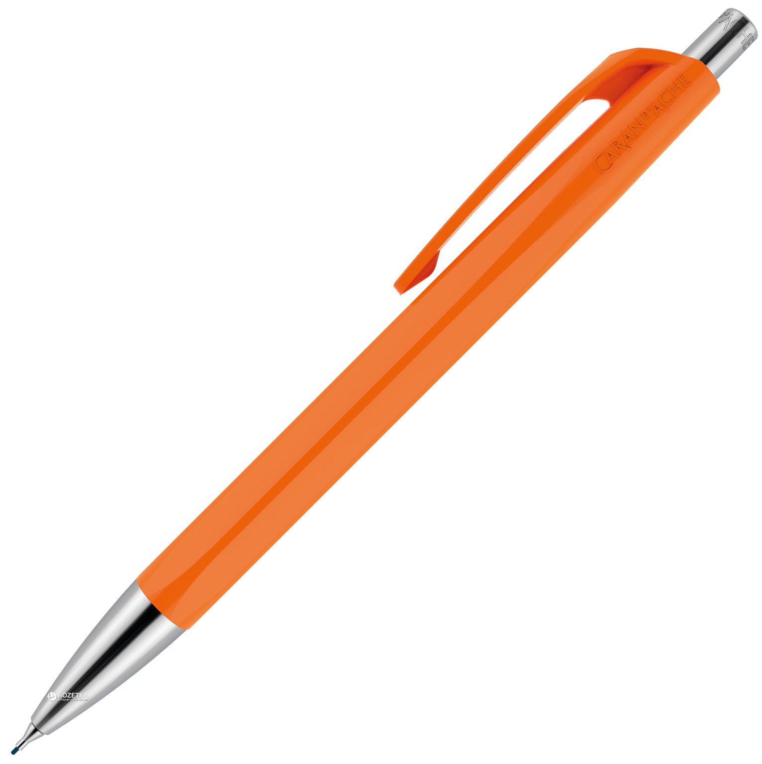 Карандаш чернографитный механический Caran d'Ache 888 0.7 мм Оранжевый корпус (7630002331555)
Карандаш чернографитный механический Caran d'Ache 888 0.7 мм Оранжевый корпус (7630002331555)