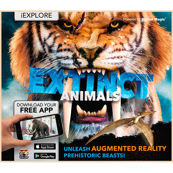 iExplore - Extinct Animals: Unleash Augmented Reality Prehistoric Beasts!. Camilla de la Bedoyere. ISBN:9781783122547
iExplore - Extinct Animals: Unleash Augmented Reality Prehistoric Beasts!. Camilla de la Bedoyere. ISBN:9781783122547