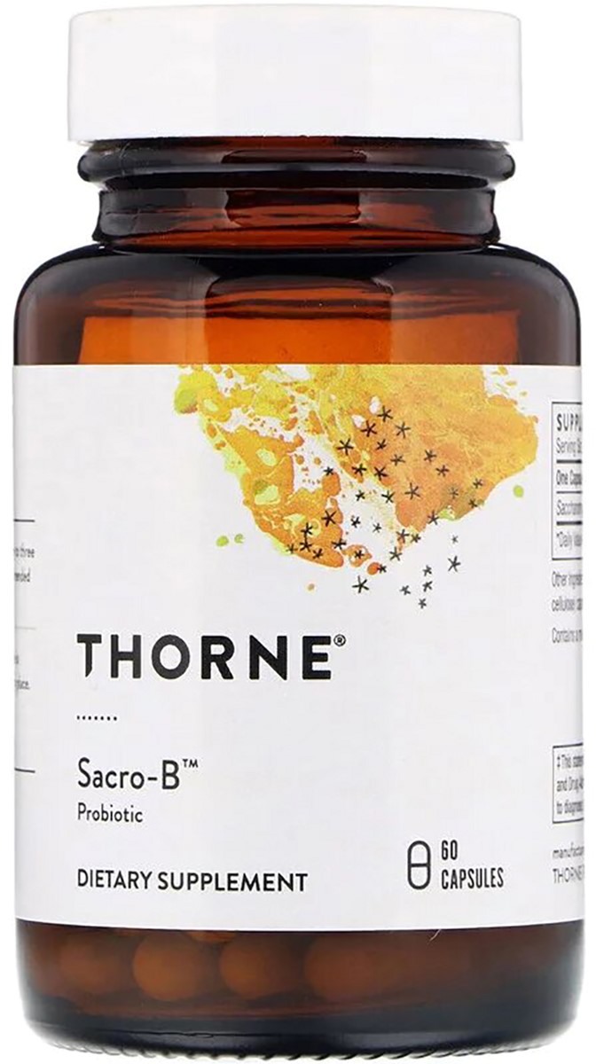 Натуральная добавка Thorne Research Сахаромицеты Буларди, Sacro-B, Probiotic, 60 капсул (693749757030)
Натуральная добавка Thorne Research Сахаромицеты Буларди, Sacro-B, Probiotic, 60 капсул (693749757030)