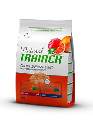 Сухой корм для собак Trainer Natural Super Premium Adult Medium Con Pollo Fresco, Riso & Aloe Vera 3 кг
Сухой корм для собак Trainer Natural Super Premium Adult Medium Con Pollo Fresco, Riso & Aloe Vera 3 кг