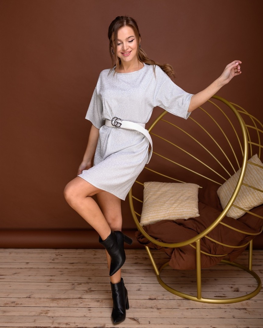 Платье "Selma" с люрексом 46-48 Белое MG608w4648
Платье "Selma" с люрексом 46-48 Белое MG608w4648