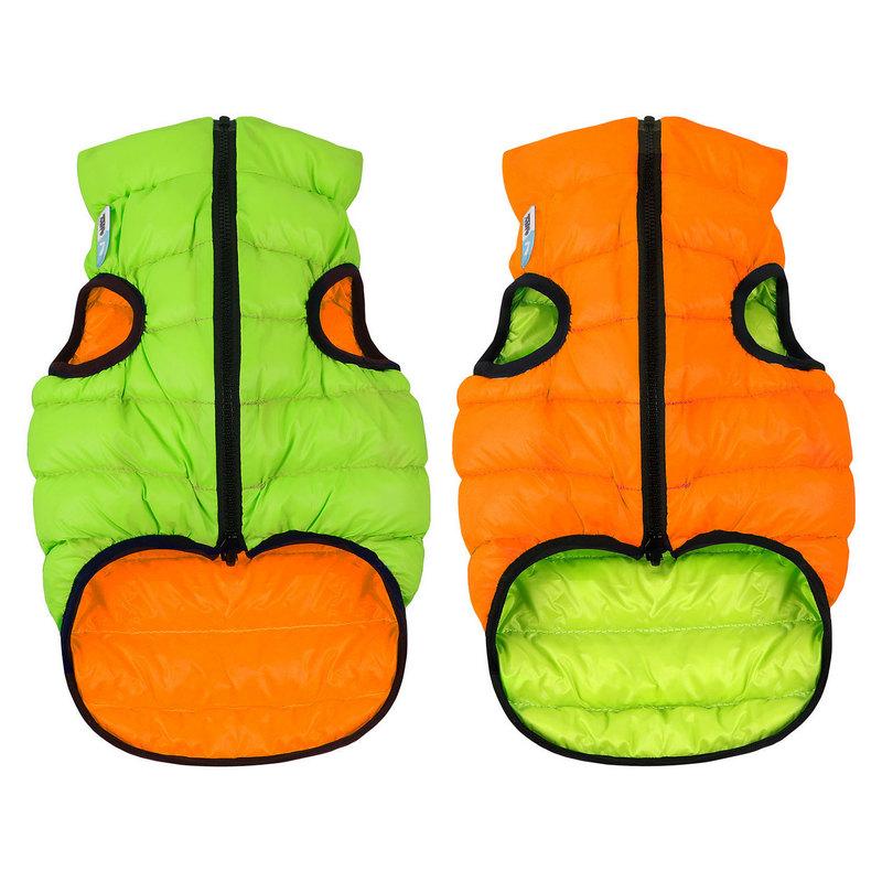 Курточка двусторонняя AiryVest для собак M47 оранжево-cалатовая 1877 (4823089304588)
Курточка двусторонняя AiryVest для собак M47 оранжево-cалатовая 1877 (4823089304588)