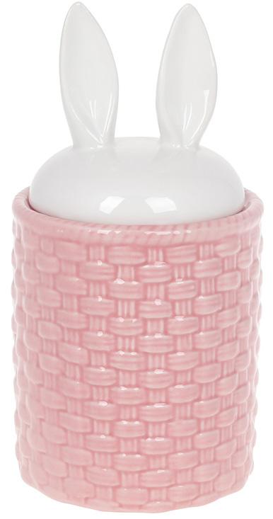 Керамическая банка для продуктов Зайкины ушки 950 мл, Pink with white Bona DP78795
Керамическая банка для продуктов Зайкины ушки 950 мл, Pink with white Bona DP78795