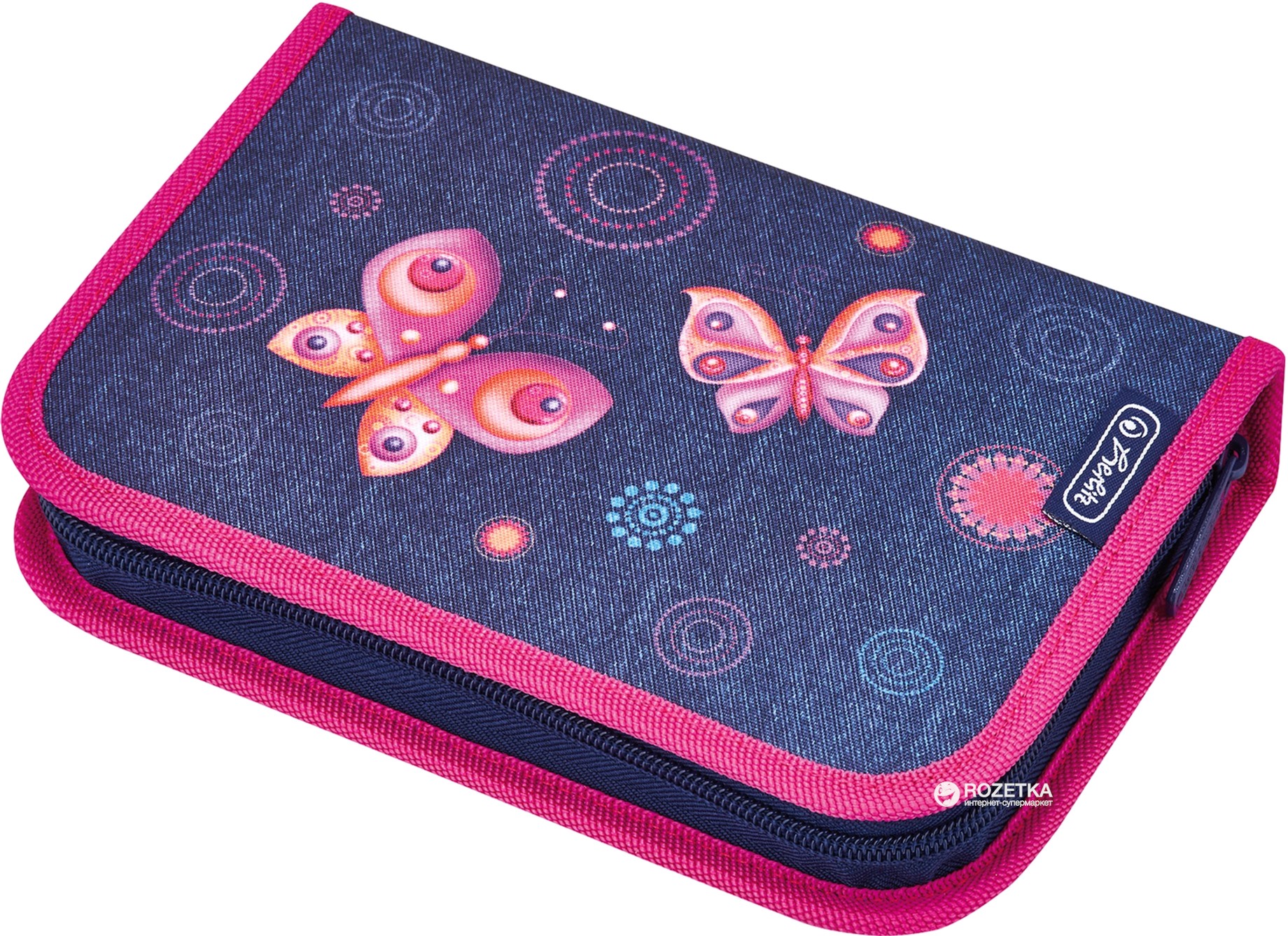 Пенал с наполнением Herlitz Butterfly Dreams 31 предмет 1 отделение Синий (50008339)
Пенал с наполнением Herlitz Butterfly Dreams 31 предмет 1 отделение Синий (50008339)