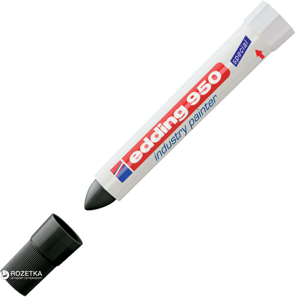 Специальный промышленный маркер-паста Edding Industry Painter 950 10 мм Красный (e-950/02)
Специальный промышленный маркер-паста Edding Industry Painter 950 10 мм Красный (e-950/02)