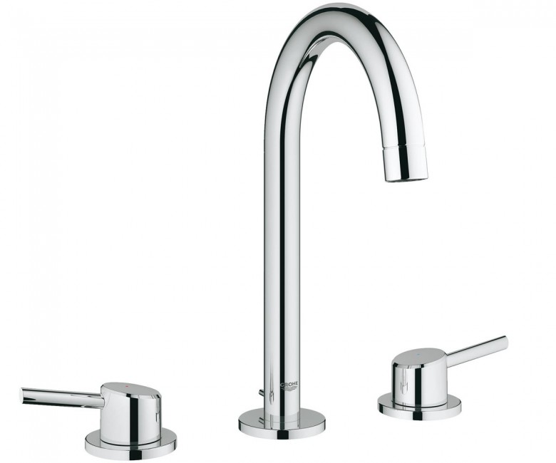 Смеситель для раковины на 3 отверстия двухвентильный GROHE Concetto 20216001 хром (58116)
Смеситель для раковины на 3 отверстия двухвентильный GROHE Concetto 20216001 хром (58116)