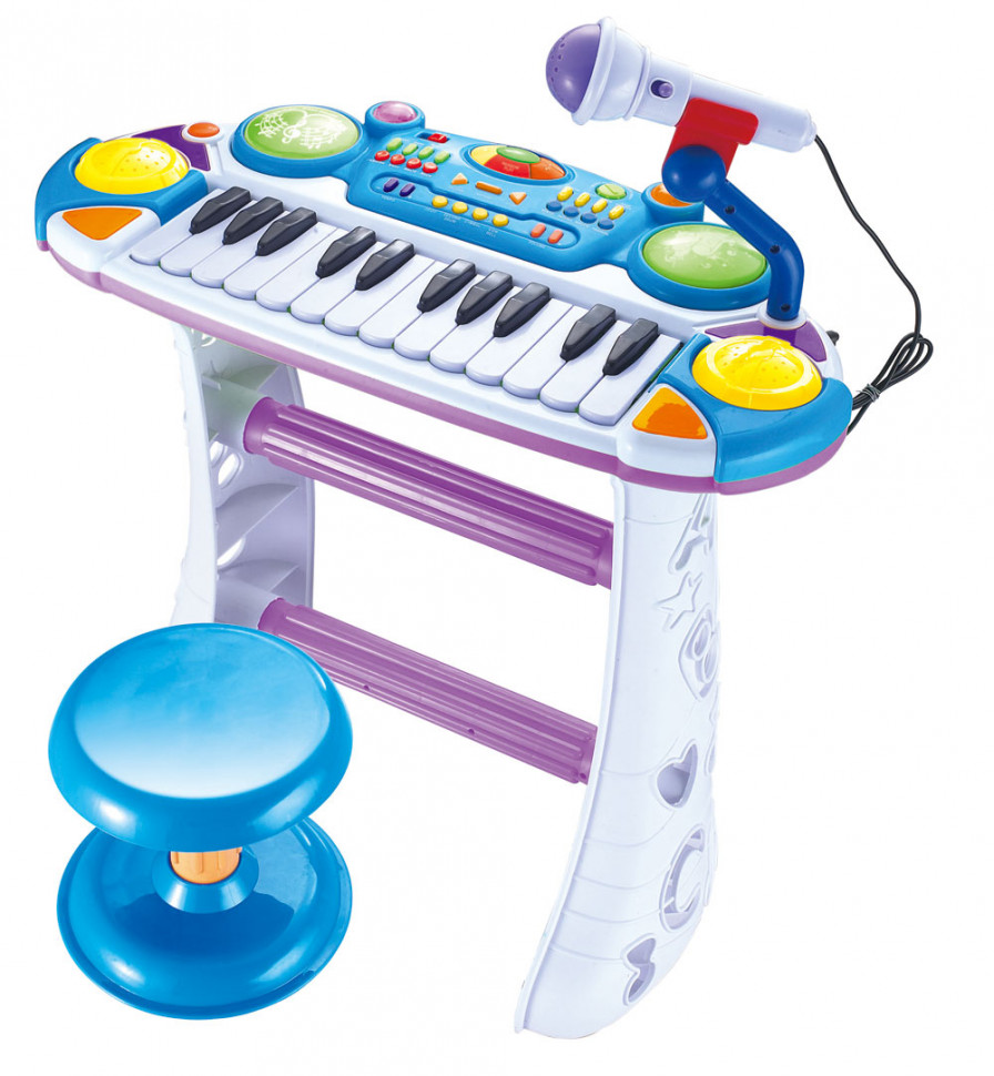 Детский музыкальный инструмент Joy Toy Пианино 24 клавиши с микрофоном (69х44х15) R91077-7235BLUE
Детский музыкальный инструмент Joy Toy Пианино 24 клавиши с микрофоном (69х44х15) R91077-7235BLUE