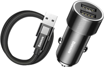 Автомобильное зарядное устройство Baseus Car Charger Small Screw Series 2USB 3.4A + Lightning Cable Black (TZXLD-A01)
Автомобильное зарядное устройство Baseus Car Charger Small Screw Series 2USB 3.4A + Lightning Cable Black (TZXLD-A01)