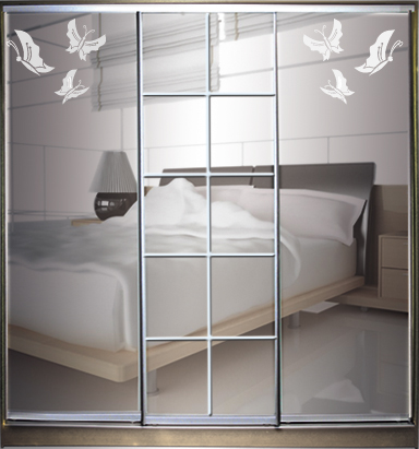 Шкаф купе Luxe Studio Стандарт-1 Зеркало с Пескоструем-6 2300x2300x450 трехдверный 
Шкаф купе Luxe Studio Стандарт-1 Зеркало с Пескоструем-6 2300x2300x450 трехдверный