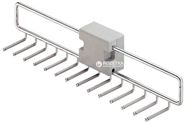 Держатель для галстуков Kesseboehmer выдвижной хромированный 74х455х87 мм (807.41.210) 
Держатель для галстуков Kesseboehmer выдвижной хромированный 74х455х87 мм (807.41.210)