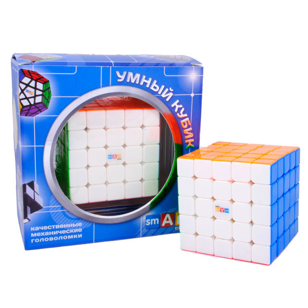 Кубик Рубика Smart Cube 5x5 Stickerless с углублениями на рёберных и угловых элементах (SC504)
Кубик Рубика Smart Cube 5x5 Stickerless с углублениями на рёберных и угловых элементах (SC504)