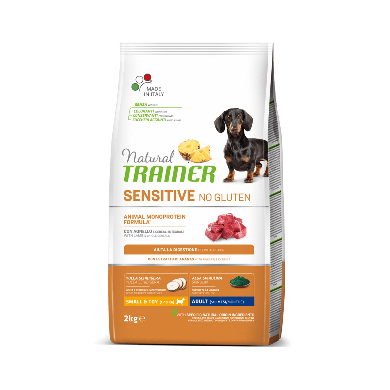 Сухой корм Trainer (Трейнер) Dog Sensitive Small&Toy Adult Mini для взрослых собак мелких пород с ягненком, 2
Сухой корм Trainer (Трейнер) Dog Sensitive Small&Toy Adult Mini для взрослых собак мелких пород с ягненком, 2