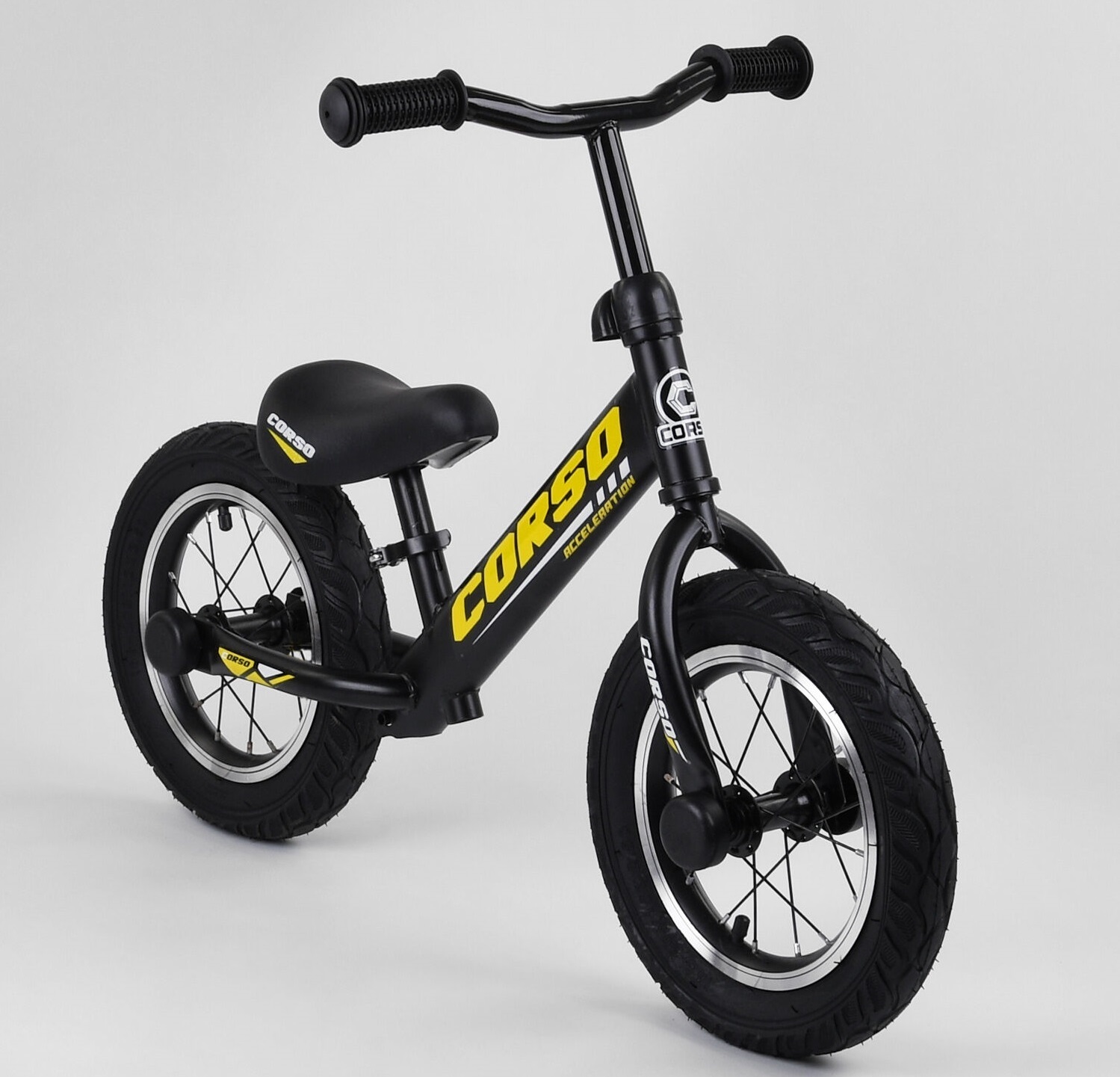 Беговел Corso стальная рама, алюминиевые диски Acceleration Black / Yellow (73975)
Беговел Corso стальная рама, алюминиевые диски Acceleration Black / Yellow (73975)