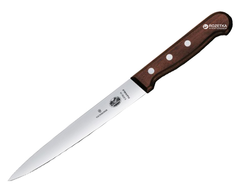 Кухонный нож Victorinox Wood Filleting Flex филейный 180 мм Коричневый (5.3700.18)
Кухонный нож Victorinox Wood Filleting Flex филейный 180 мм Коричневый (5.3700.18)