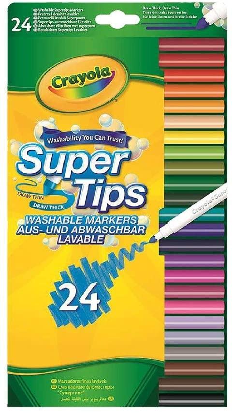 Набор фломастеров Crayola Super Tips Markers, Washable Markers 24 штук (58-5057-E-000) (B01BF6F20K)
Набор фломастеров Crayola Super Tips Markers, Washable Markers 24 штук (58-5057-E-000) (B01BF6F20K)