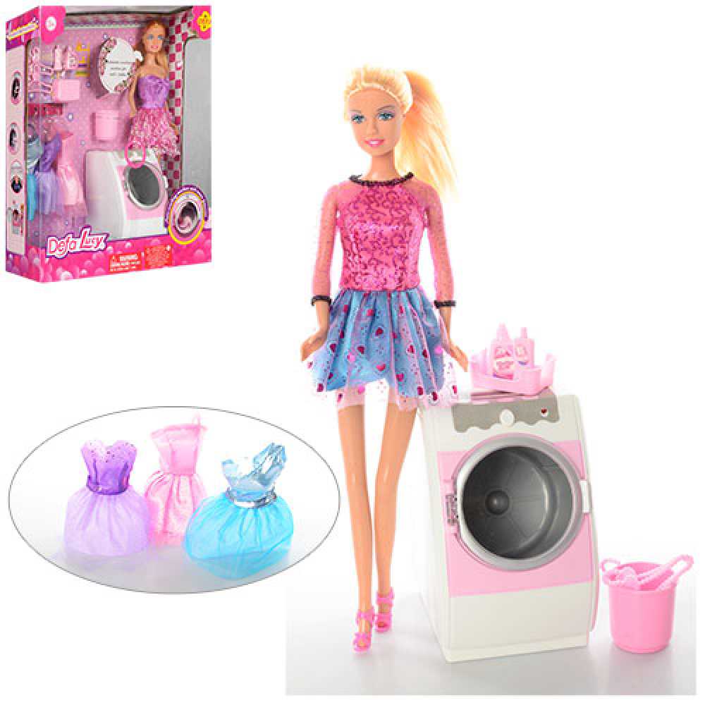 Игровой набор с куклой / Кукла Defa Lucy 8323 - 29 см, платья, стиральная машинка - звук, свет
Игровой набор с куклой / Кукла Defa Lucy 8323 - 29 см, платья, стиральная машинка - звук, свет