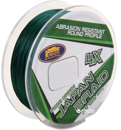 Шнур Lineaeffe Japan Braid 4X PE Moss Green 150 м 0.16 мм 8.2 кг Темно-зеленый (3016016)
Шнур Lineaeffe Japan Braid 4X PE Moss Green 150 м 0.16 мм 8.2 кг Темно-зеленый (3016016)