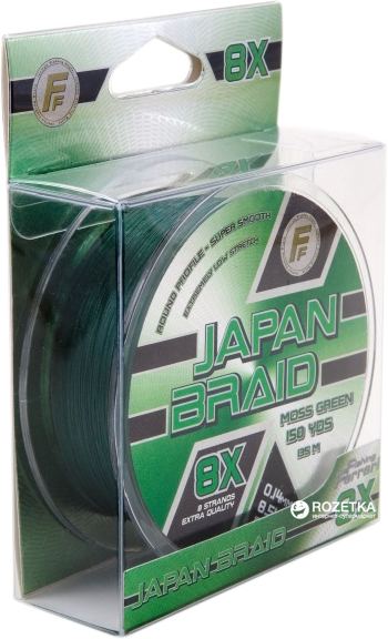Шнур Lineaeffe FF Japan Braid 8X PE Moss Green 135 м 0.06 мм 4 кг Темно-зеленый (3009806)
Шнур Lineaeffe FF Japan Braid 8X PE Moss Green 135 м 0.06 мм 4 кг Темно-зеленый (3009806)