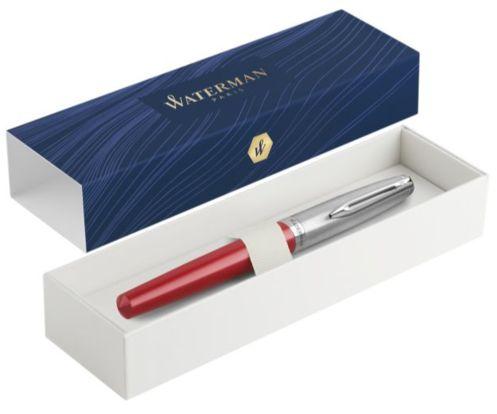 Ручка роллер Waterman EMBLEME Red CT RB (43 502) 
Ручка роллер Waterman EMBLEME Red CT RB (43 502)