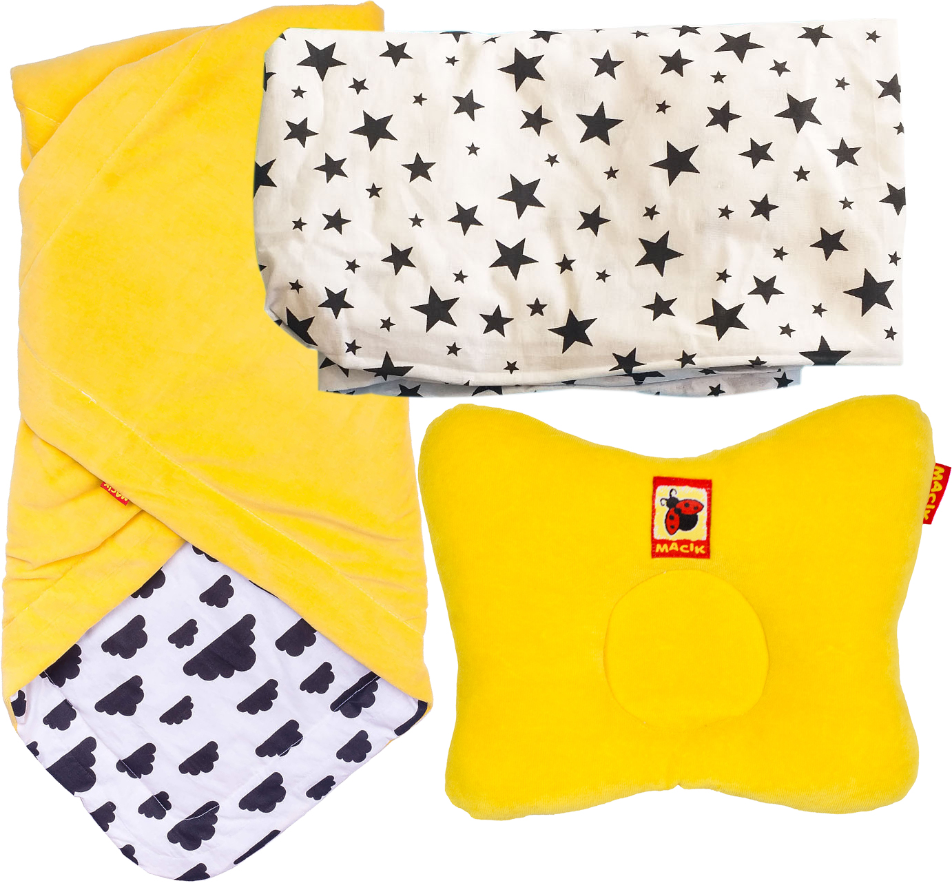 Комплект Macik Bed Set Newborn подушка 26х21 см + одеяло 80х90 см + простыня 60х120 см Желтый (MC 110512-06)
Комплект Macik Bed Set Newborn подушка 26х21 см + одеяло 80х90 см + простыня 60х120 см Желтый (MC 110512-06)