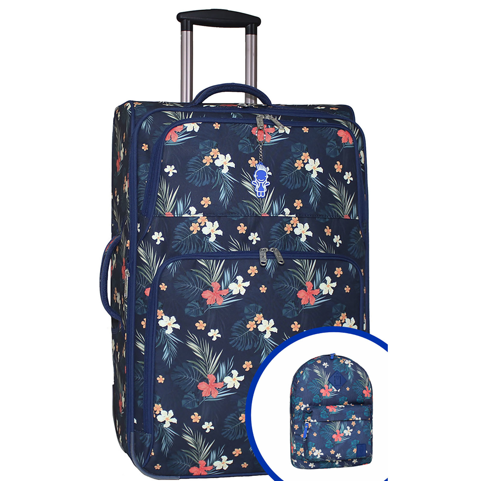 Комплект (Чемодан + рюкзак) Bagland 68 x 43 x 24 см; 38 x 29 x 15 см Разноцветный 000018744
Комплект (Чемодан + рюкзак) Bagland 68 x 43 x 24 см; 38 x 29 x 15 см Разноцветный 000018744