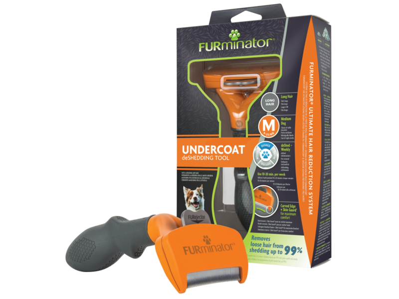 Фурминатор для длинношерстных собак средних пород FURminator Long Hair Medium Dog M
Фурминатор для длинношерстных собак средних пород FURminator Long Hair Medium Dog M