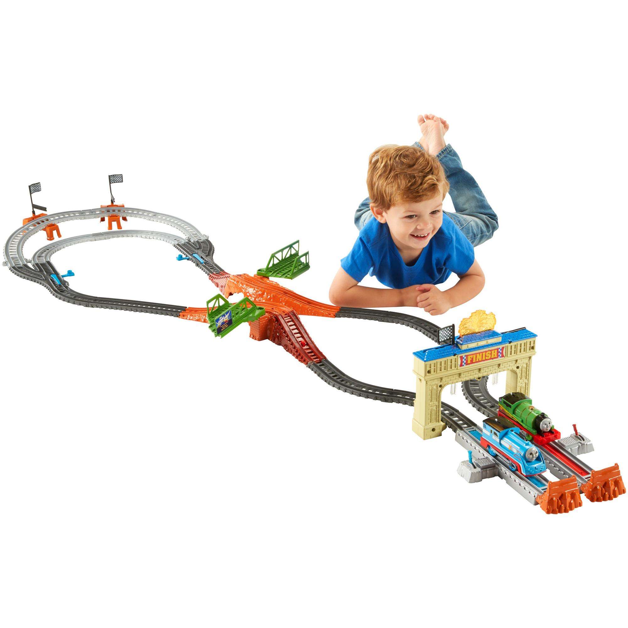 Железная дорога Большие гонки Томас и Перси, Fisher Price Thomas & Percy's Railway Race Set
Железная дорога Большие гонки Томас и Перси, Fisher Price Thomas & Percy's Railway Race Set