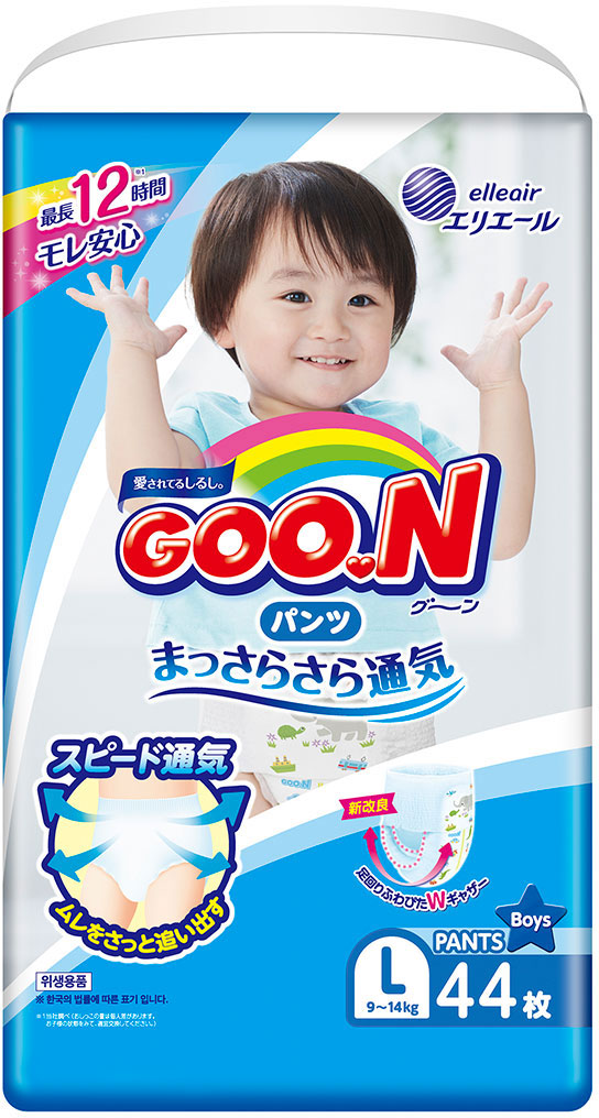 Подгузники-трусики Goo.N L 9 - 14 кг для мальчиков 44 шт (843097) (4902011751383)
Подгузники-трусики Goo.N L 9 - 14 кг для мальчиков 44 шт (843097) (4902011751383)