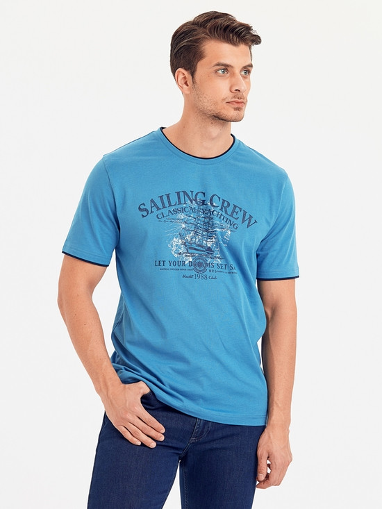Мужская футболка LC Waikiki Saling Crew XXL Голубая (LCW T-shirt -1773-4)
Мужская футболка LC Waikiki Saling Crew XXL Голубая (LCW T-shirt -1773-4)
